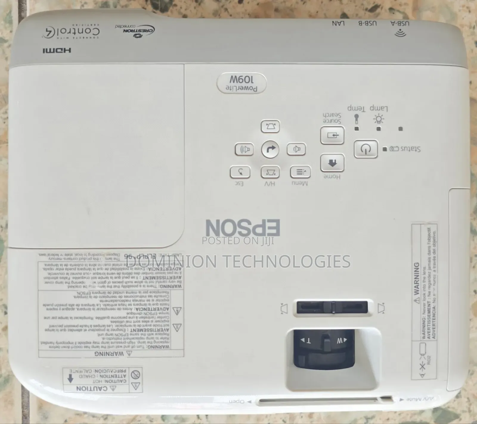 Epson Powerlite 109w 4000 Lumen