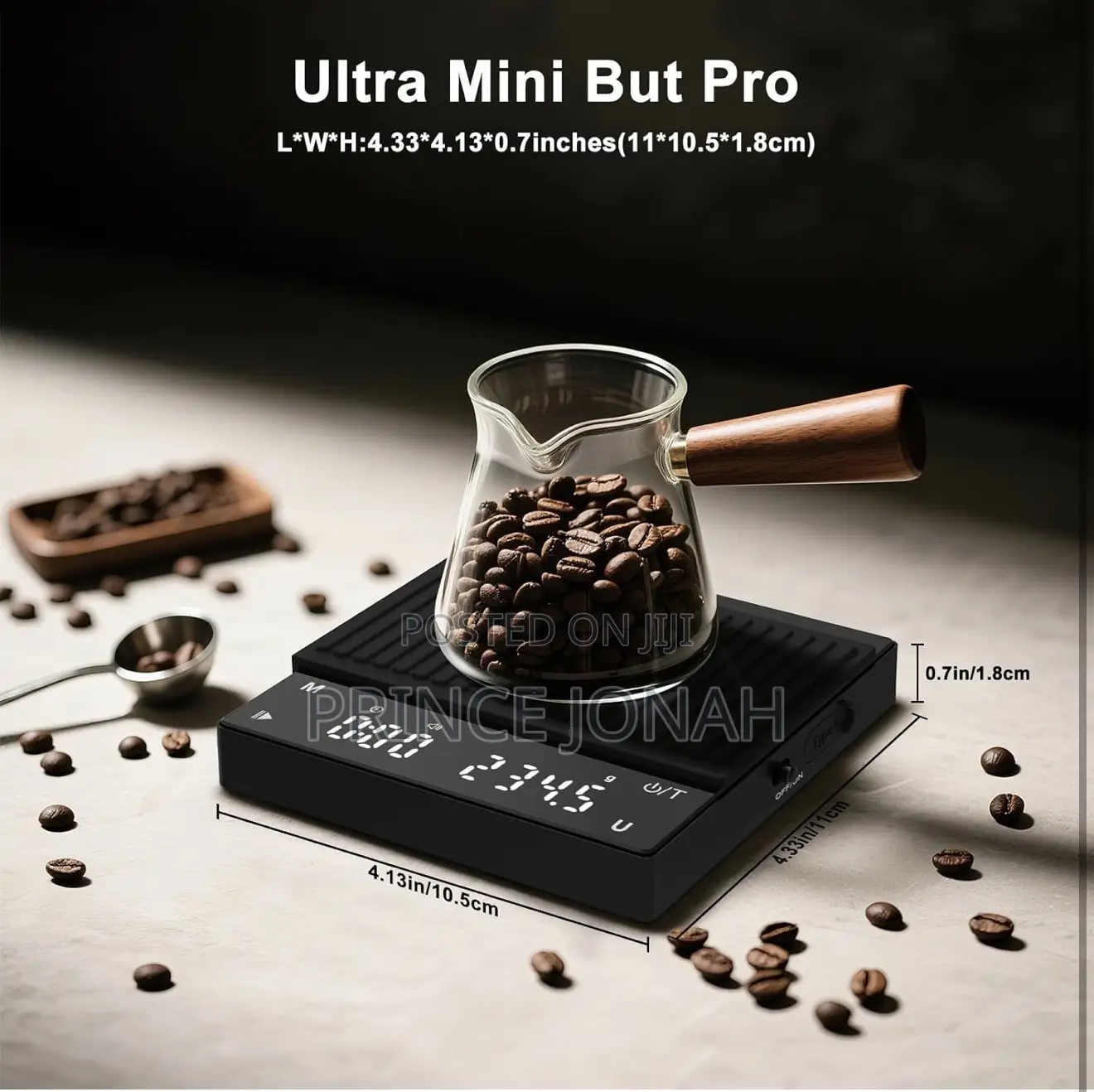 Diyife Rechargeable Mini Coffee Scale With Timer, Diyife 0.1g/2kg