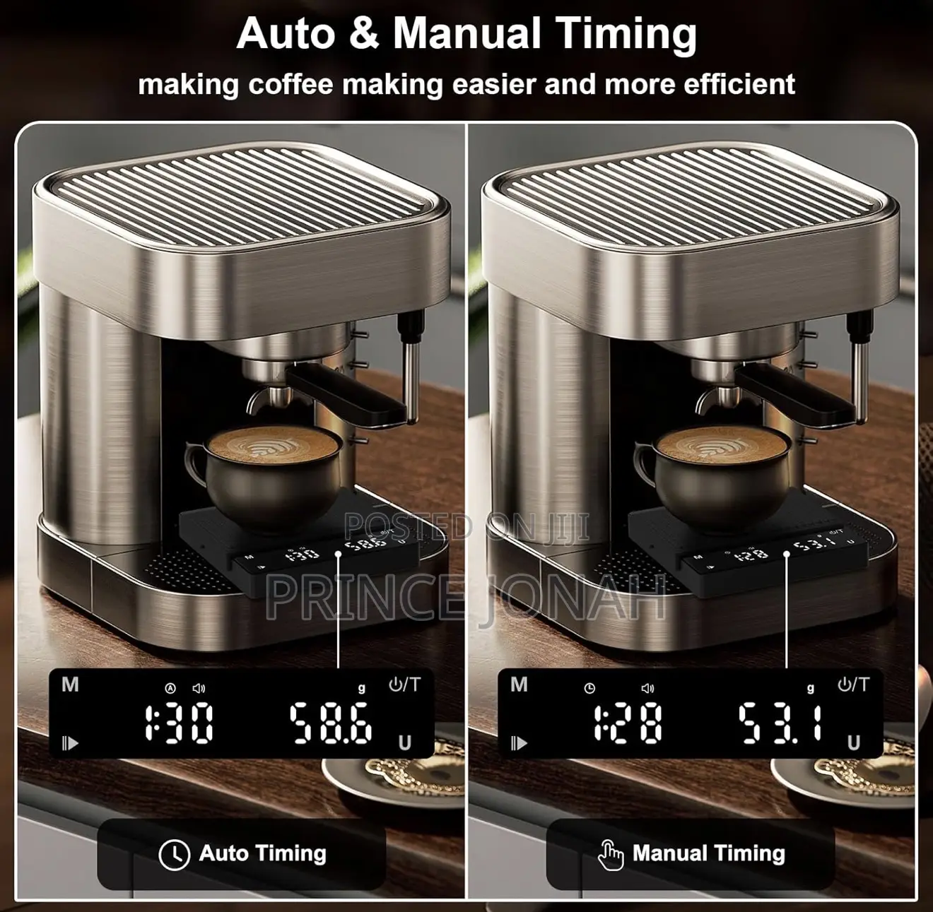 Diyife Rechargeable Mini Coffee Scale With Timer, Diyife 0.1g/2kg