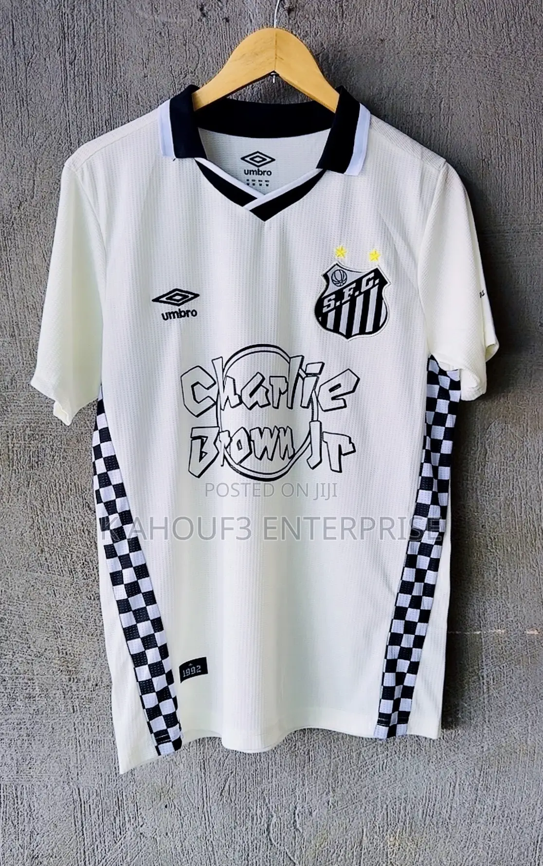 Santos Fc Charlie Brown Jr Jersey Available