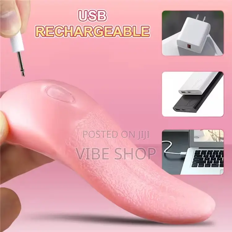 Premium Tongue Licker Vibrator – Realistic Clitoral Oral Licking Toy
