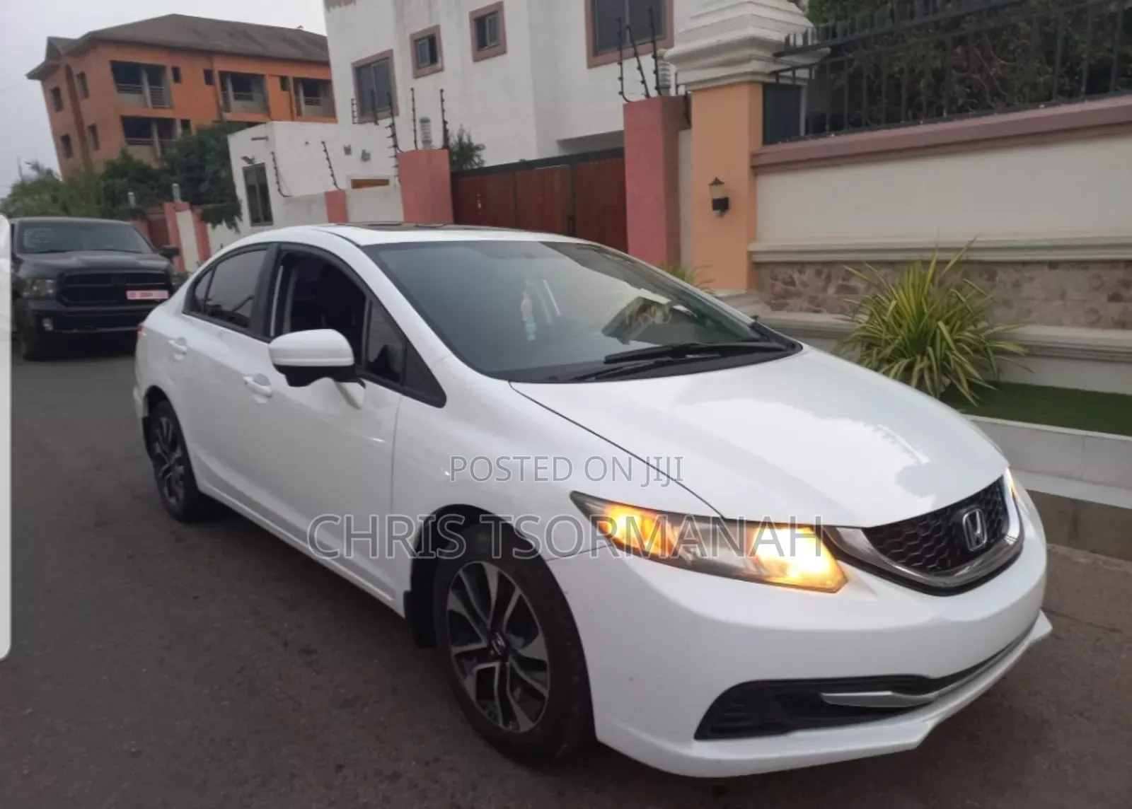 Honda Civic EX-L 4dr Sedan (1.8L 4cyl CVT) 2015 Off white