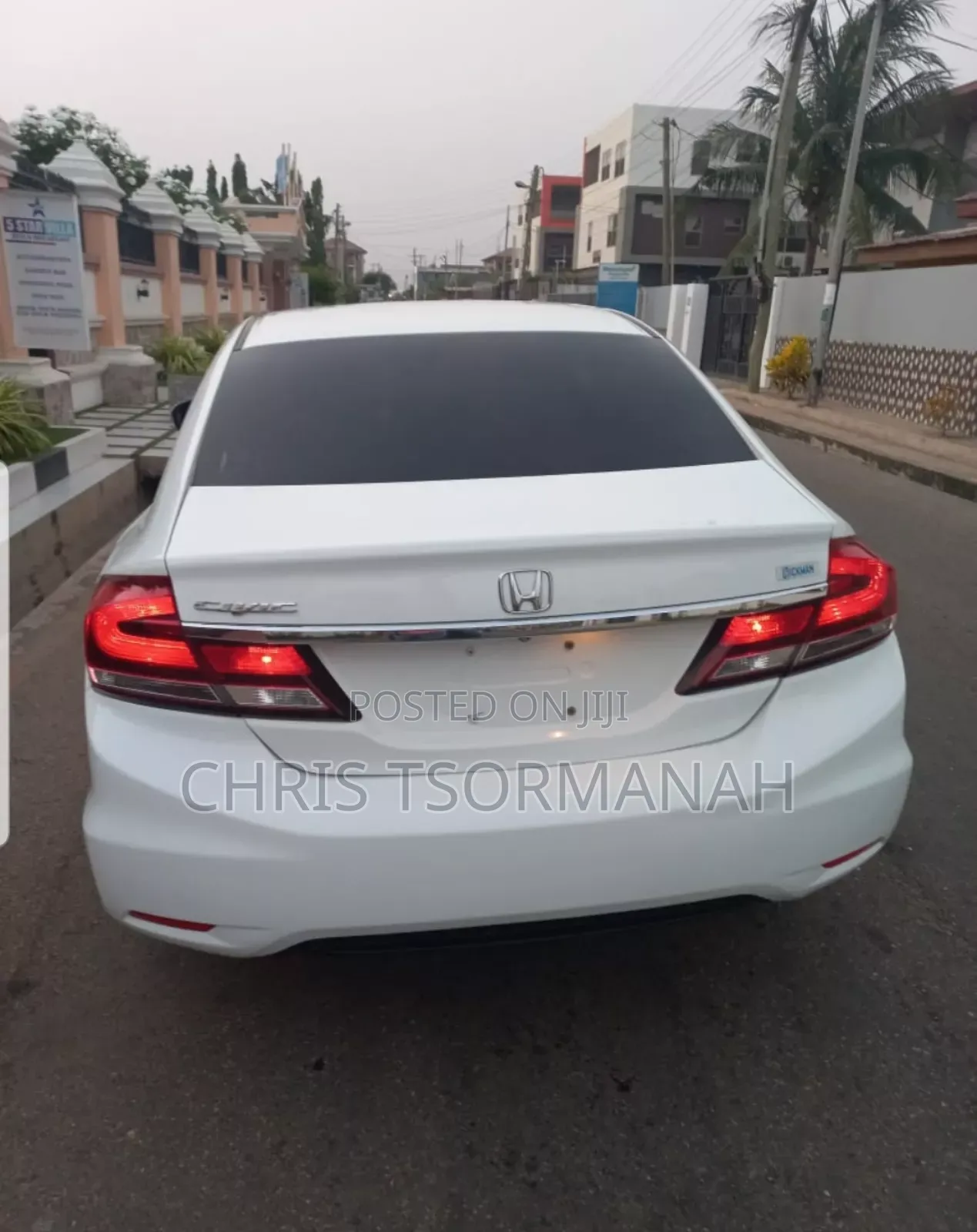 Honda Civic EX-L 4dr Sedan (1.8L 4cyl CVT) 2015 Off white