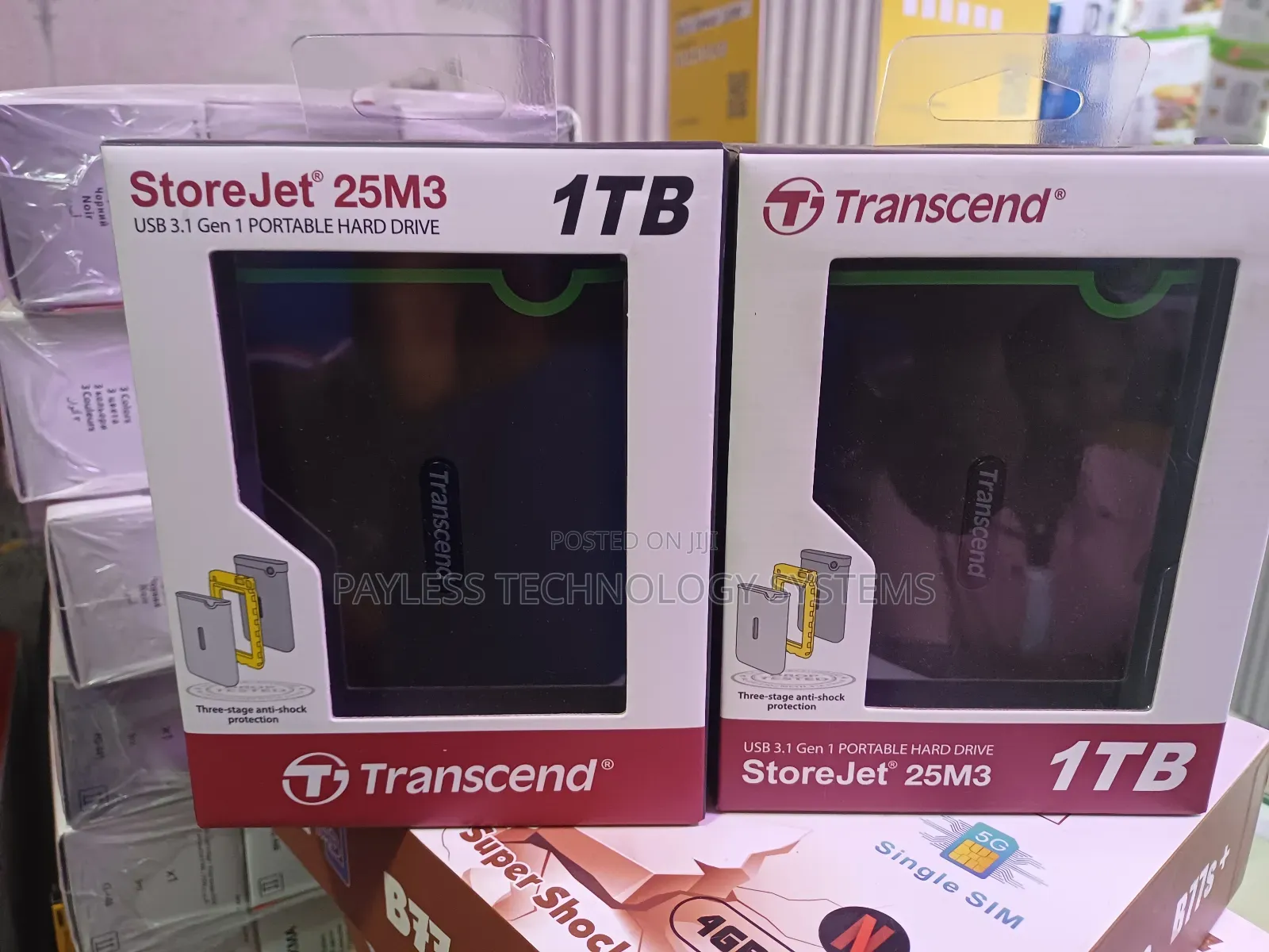 Transcend 1tb 3.1 Usb Hard Drives