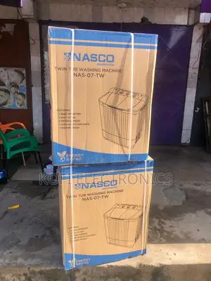 Nasco 11kg Twin Tub Washing Machine Spacious, Dual-Function Washer