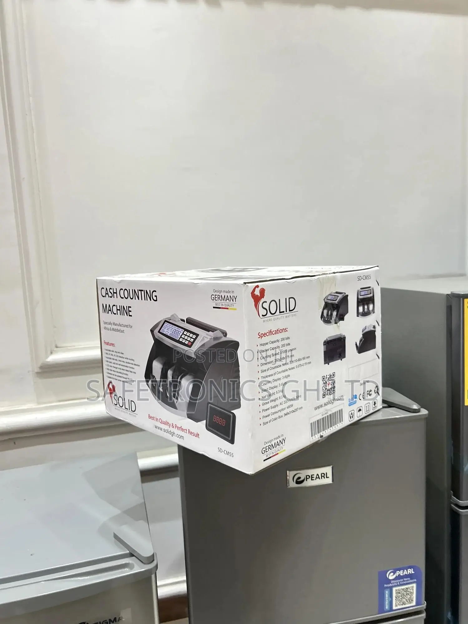 Call for Original Sd-Cm55 Electric Black Solid Cash Counting Machine