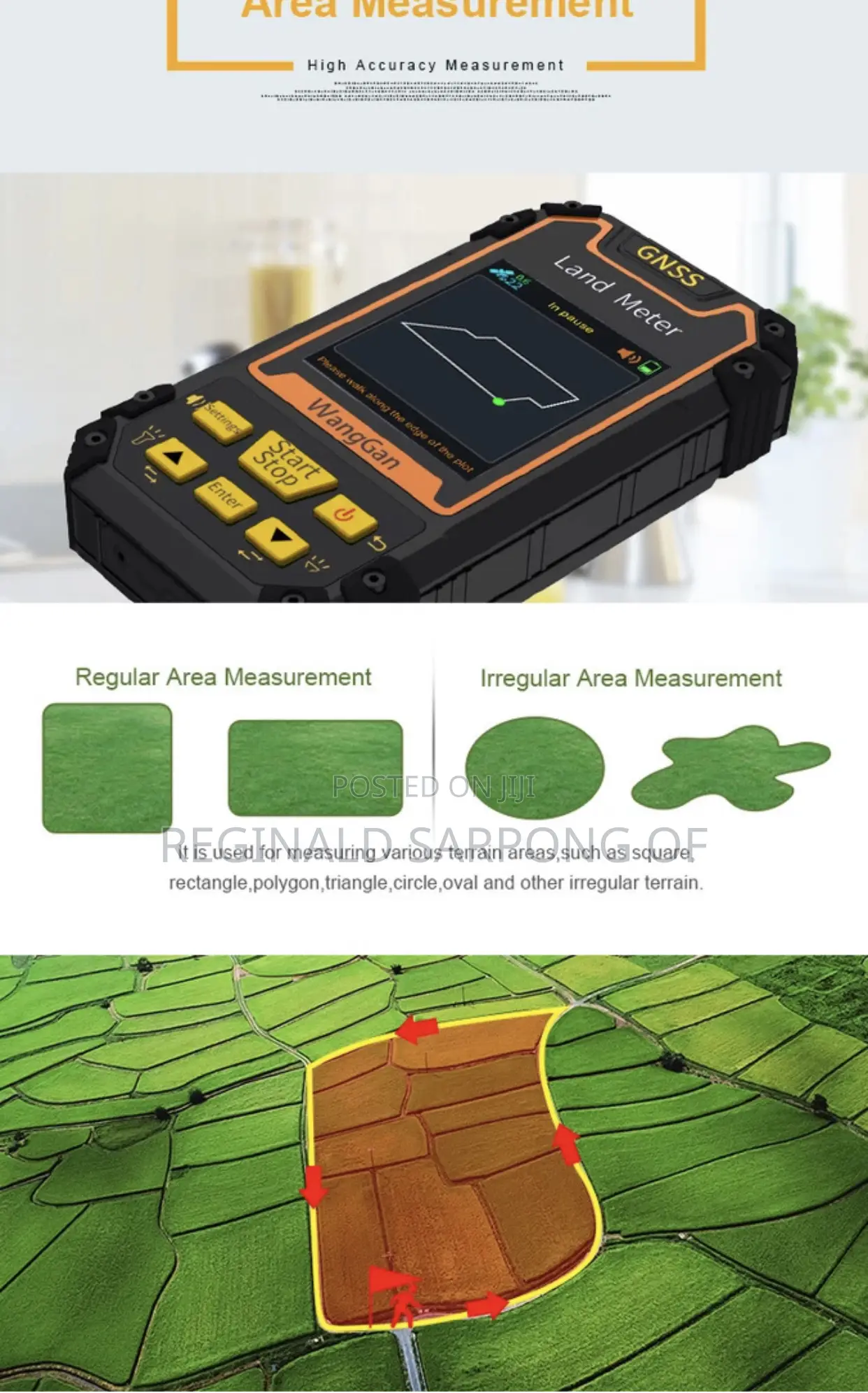 Wang Gen S4 Surveyor GPS High Accuracy Land Meter