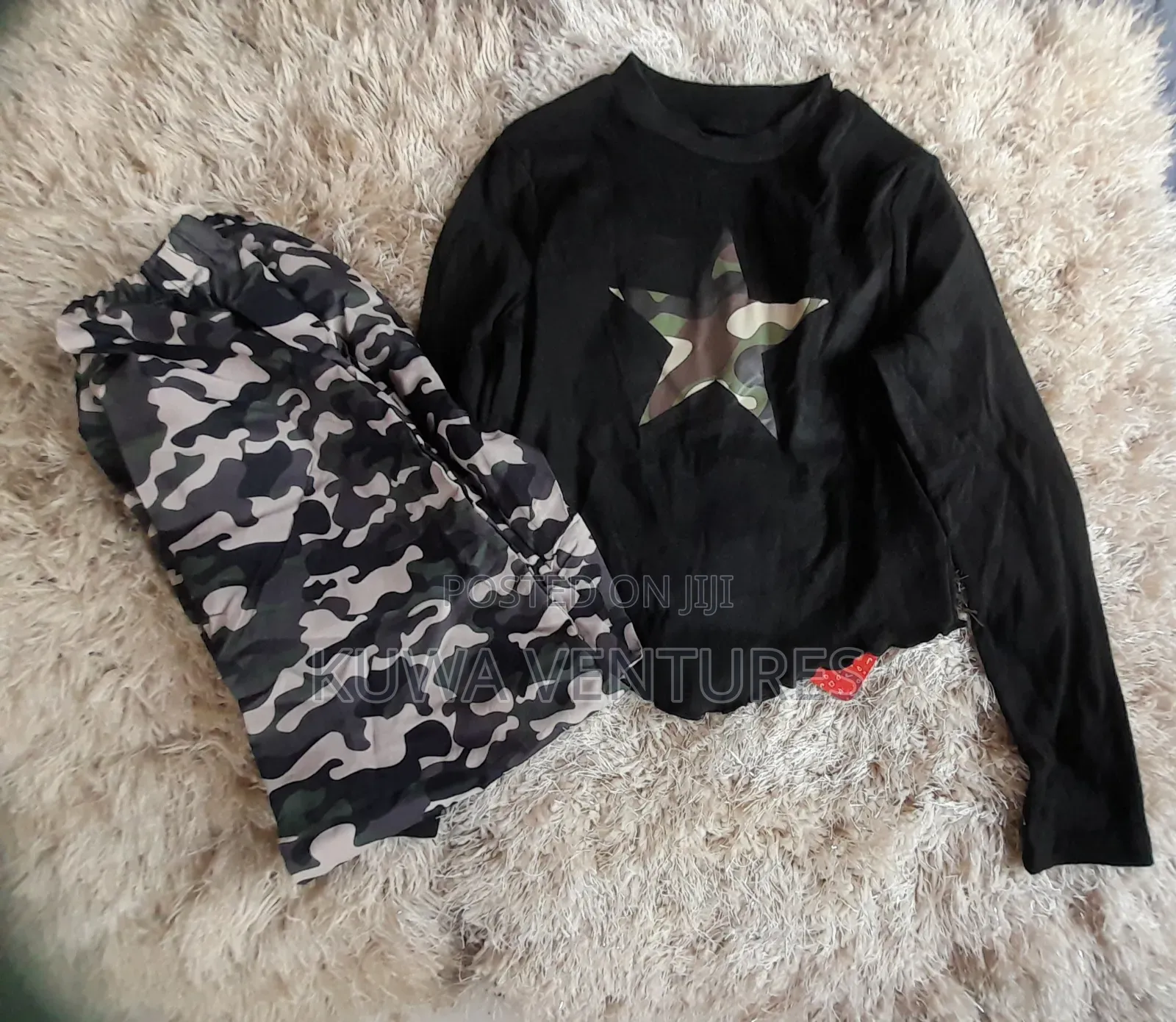 Two Piece 10-12y Cargo Pants Set