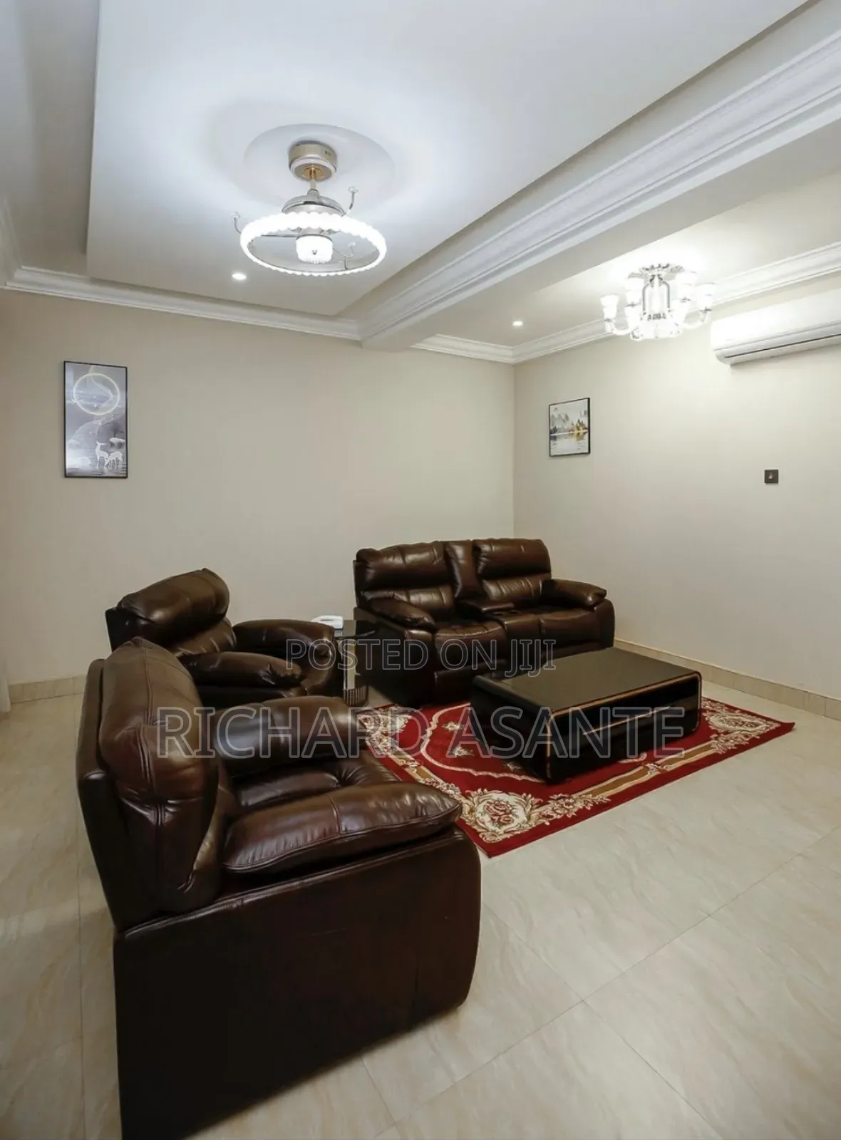 2 BDRM Vacation Apartment With Water Heater Kitchen at Kumasi Suame