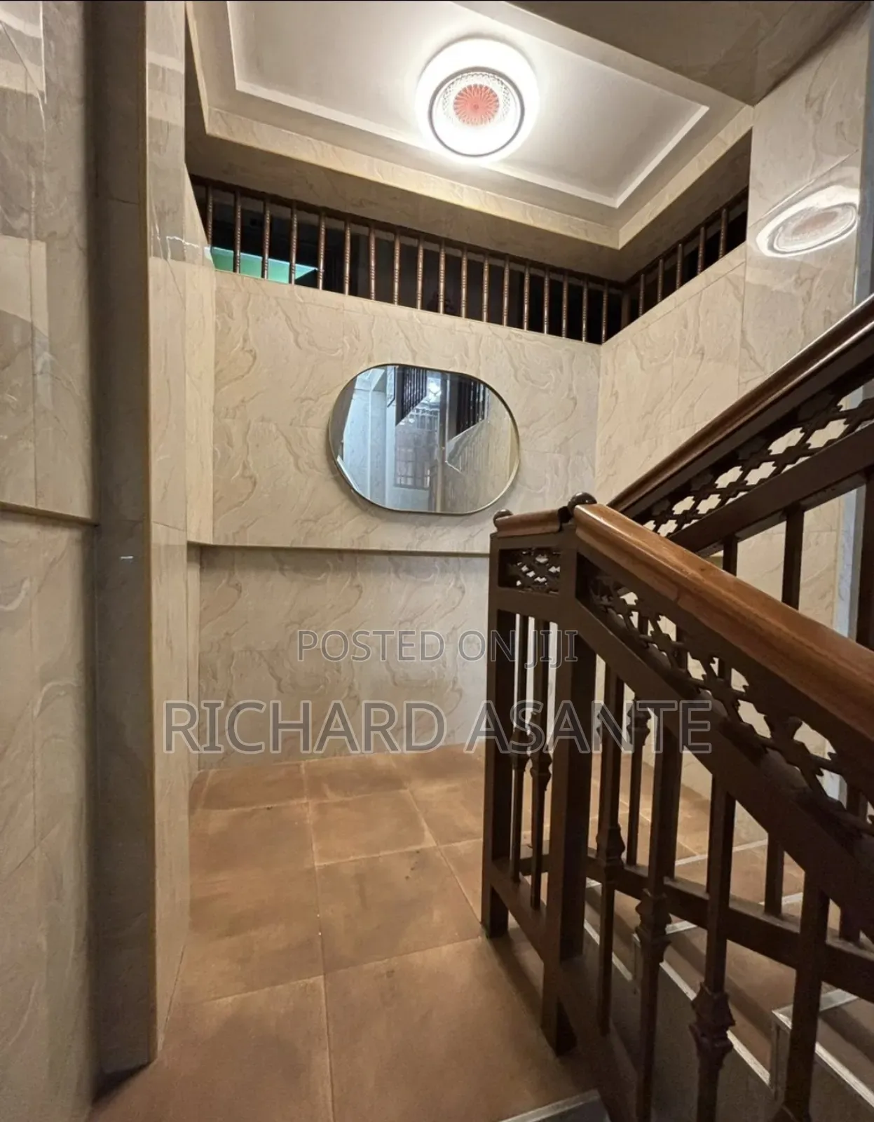 2 BDRM Vacation Apartment With Water Heater Kitchen at Kumasi Suame