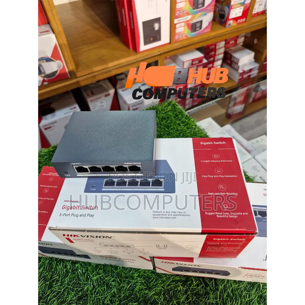 Hikvision Ds-3e0505d-O 5 Port Gigabit Plastic Switch