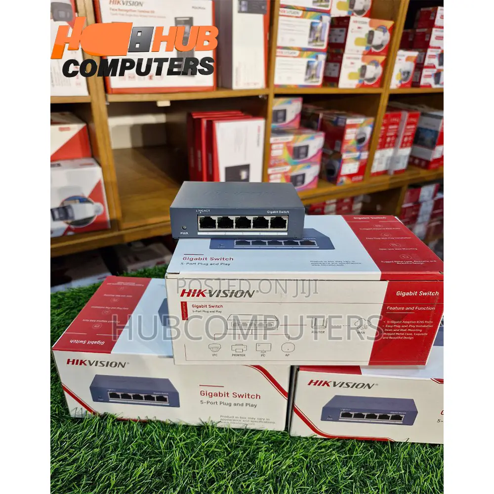 Hikvision Ds-3e0505d-O 5 Port Gigabit Plastic Switch