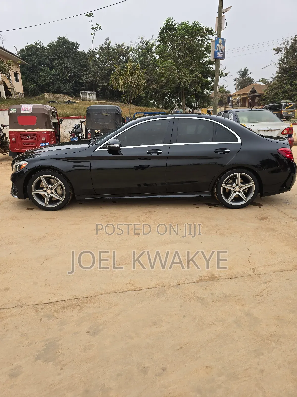 Mercedes-Benz C300 Base 4Matic Sedan AWD (2.0L 4cyl 7A) 2016 Black