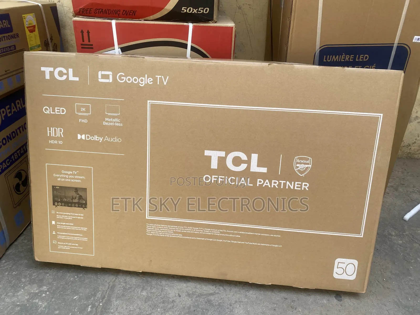 Five Star TCL 50 Smart Qled HDR Tv