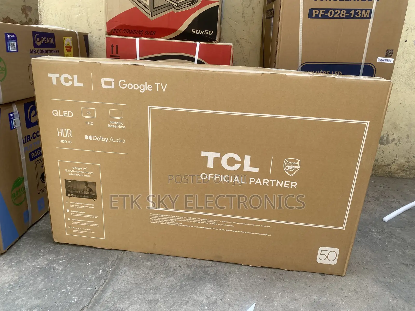 50s5k TCL 50” Smart Qled Tv