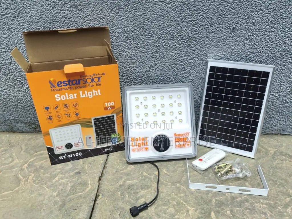 100w Solar Flood Light