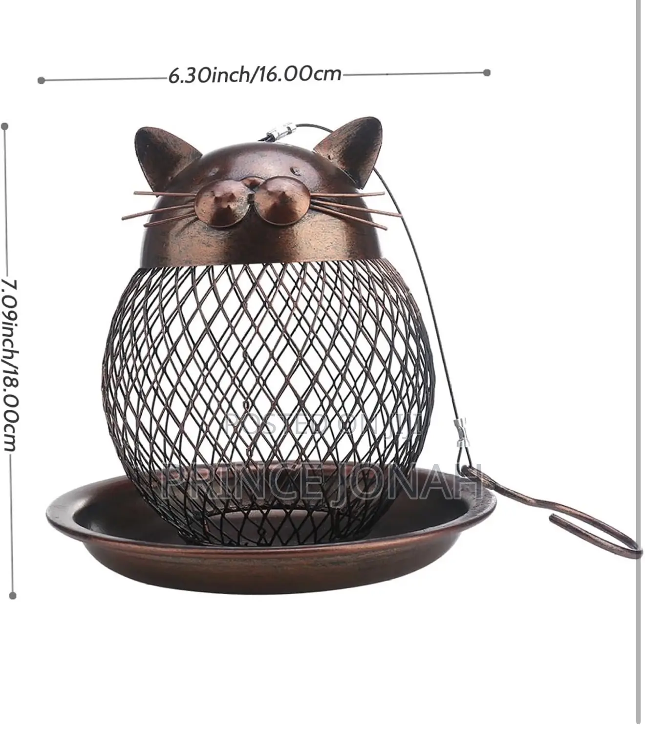 Bird Feeders Hanging Squirrel Proof Hanging Bird Feeder Cat Shape
