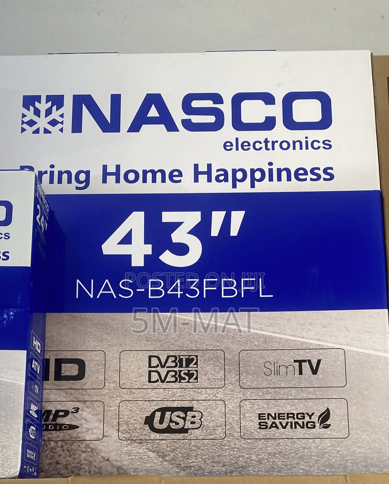 Nasco 43 Inch Frameless Tv (Nas-B43fbfl-G
