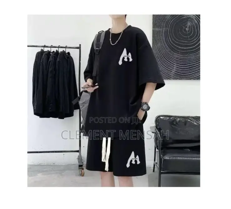 2-in-1 Men’S Fashion Short Sleeve Set T-Shirt and Shorts