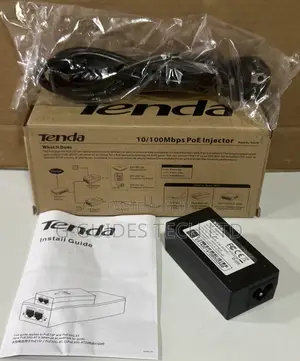 48v Poe Adapter, Tenda 10/100mbps 48v Poe Injector