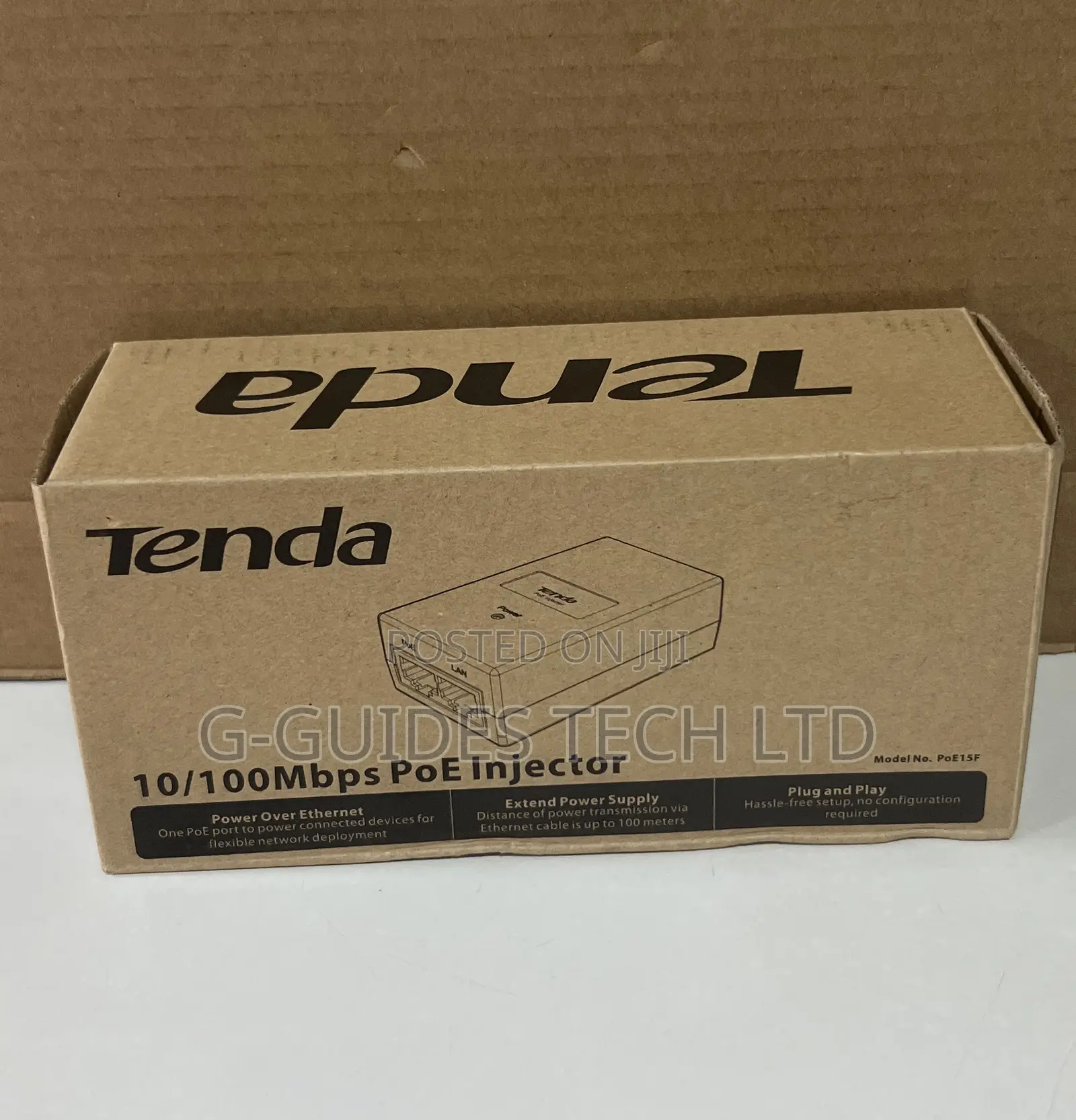 48v Poe Adapter, Tenda 10/100mbps 48v Poe Injector