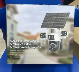 Solar Camera 4g Aov Four Lens Camera Always on Video Always Power