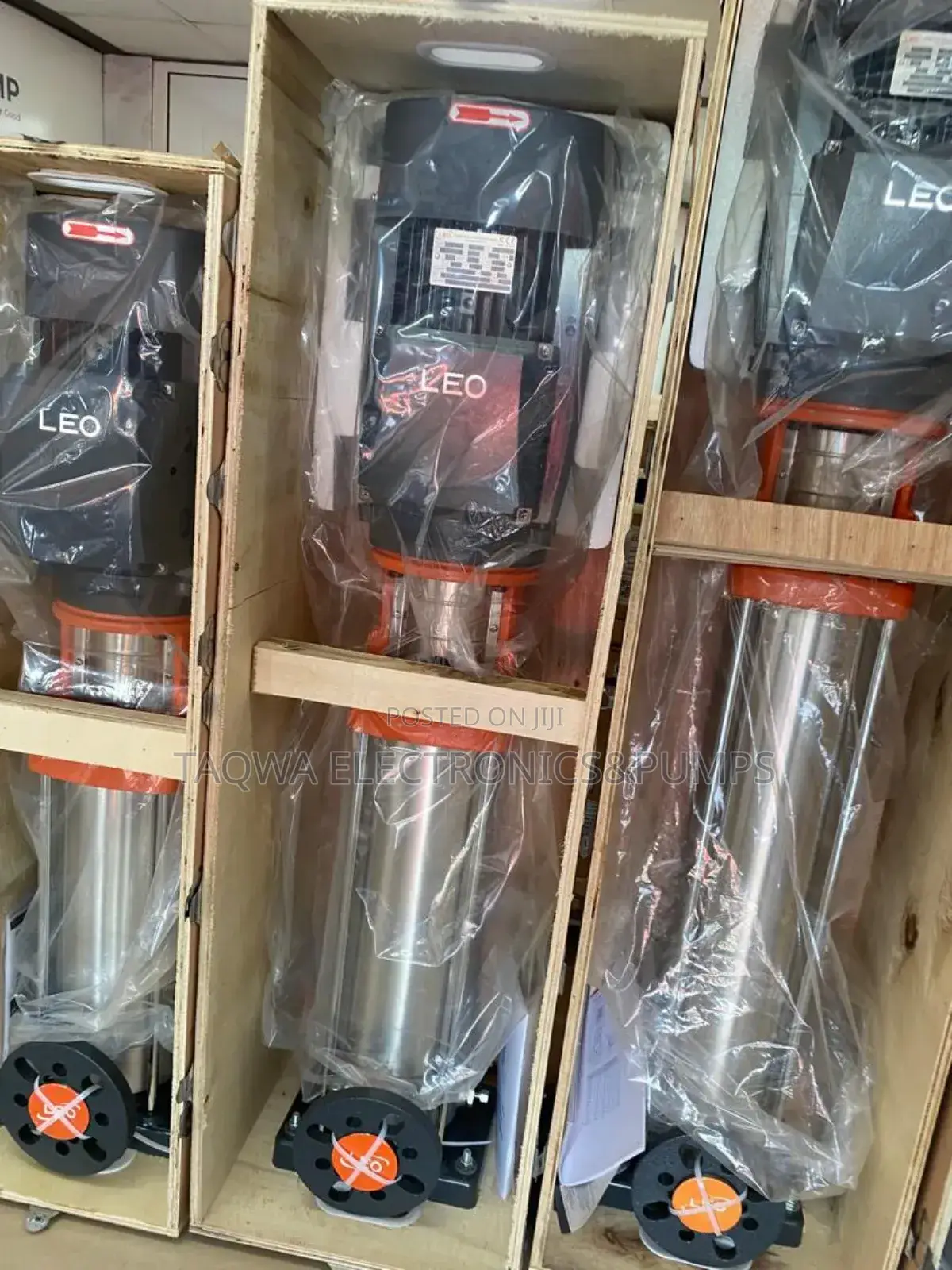Leo Lvs4-14 - 4hp (3kw) Vertical Pump