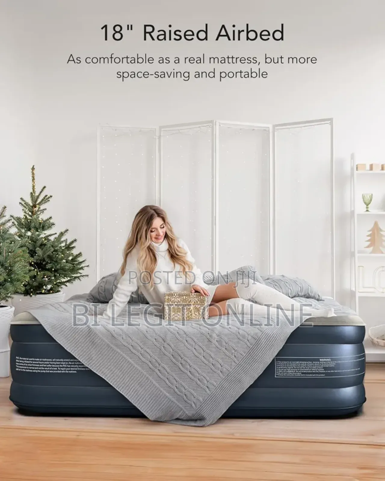 Queen Size Air Bed Mattress With Pump