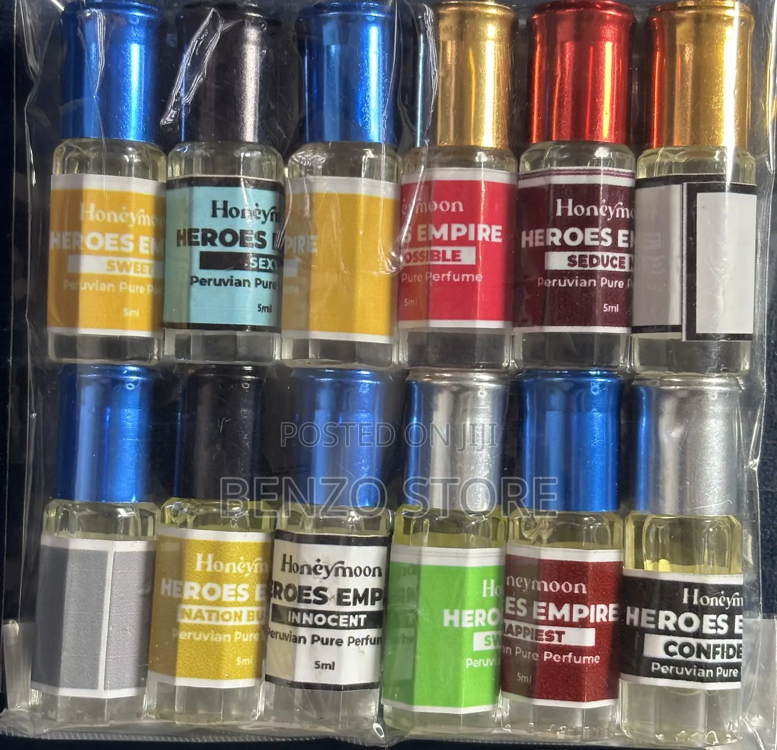 Heroes Premium Perfume Oil 12 Pieces in a Pack
