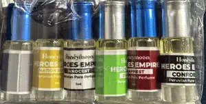 Heroes Long-Lasting Fragrance Oil 12 Pieces in a Pack