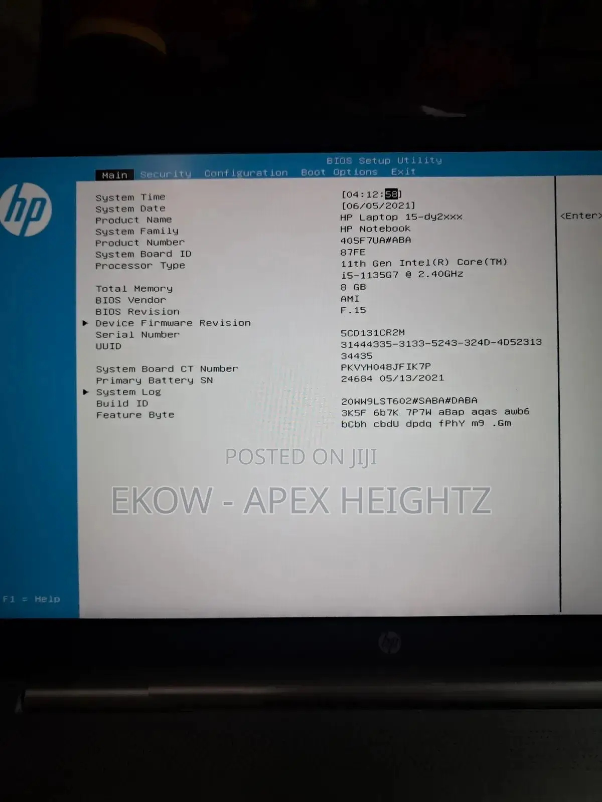 Laptop HP 15 8GB Intel Core I5 SSD 256GB