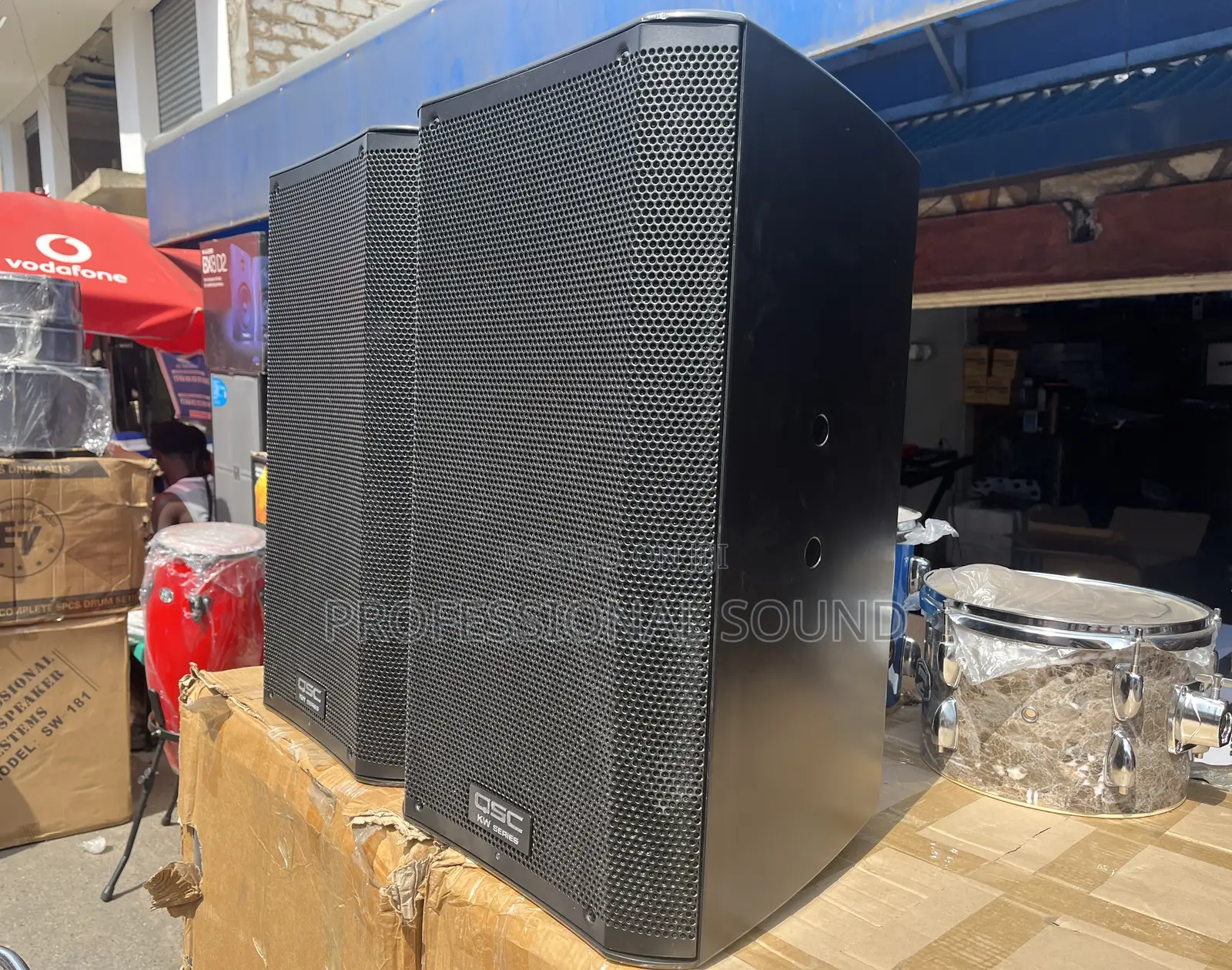 QSC .2 Powered 12-Inch Active Loudspeakers.