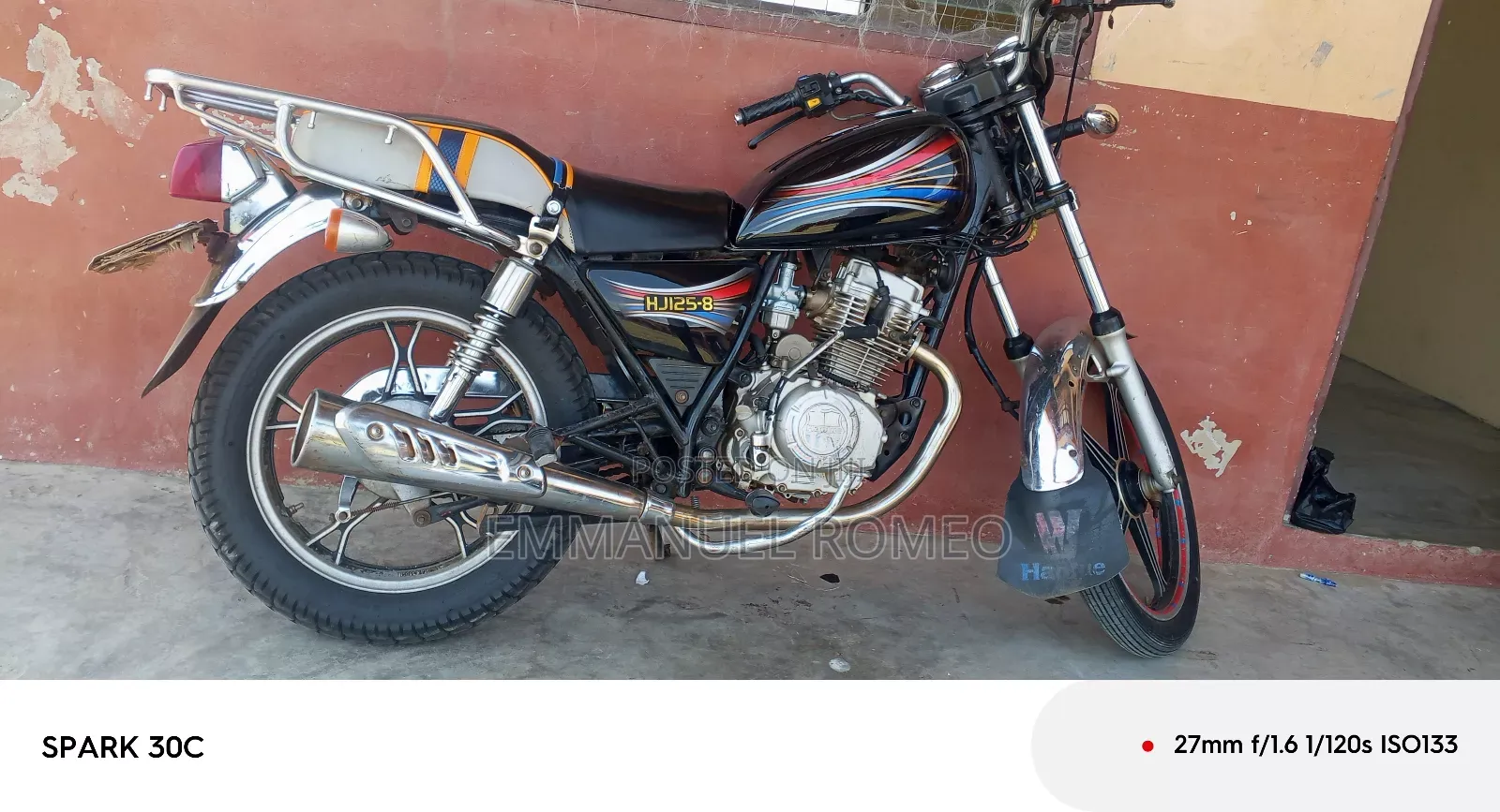 Haojue HJ125-8K 2021 Black