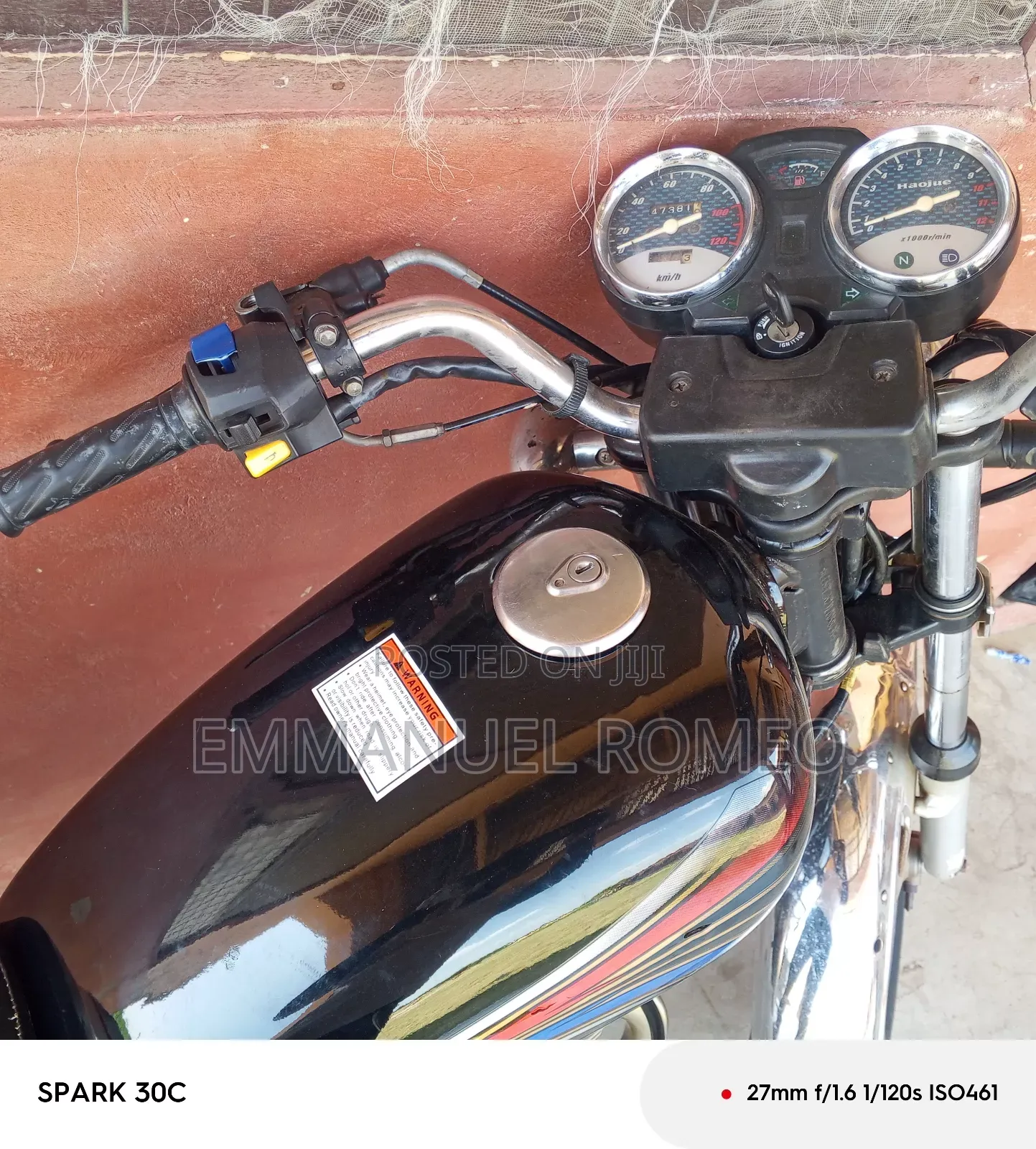 Haojue HJ125-8K 2021 Black