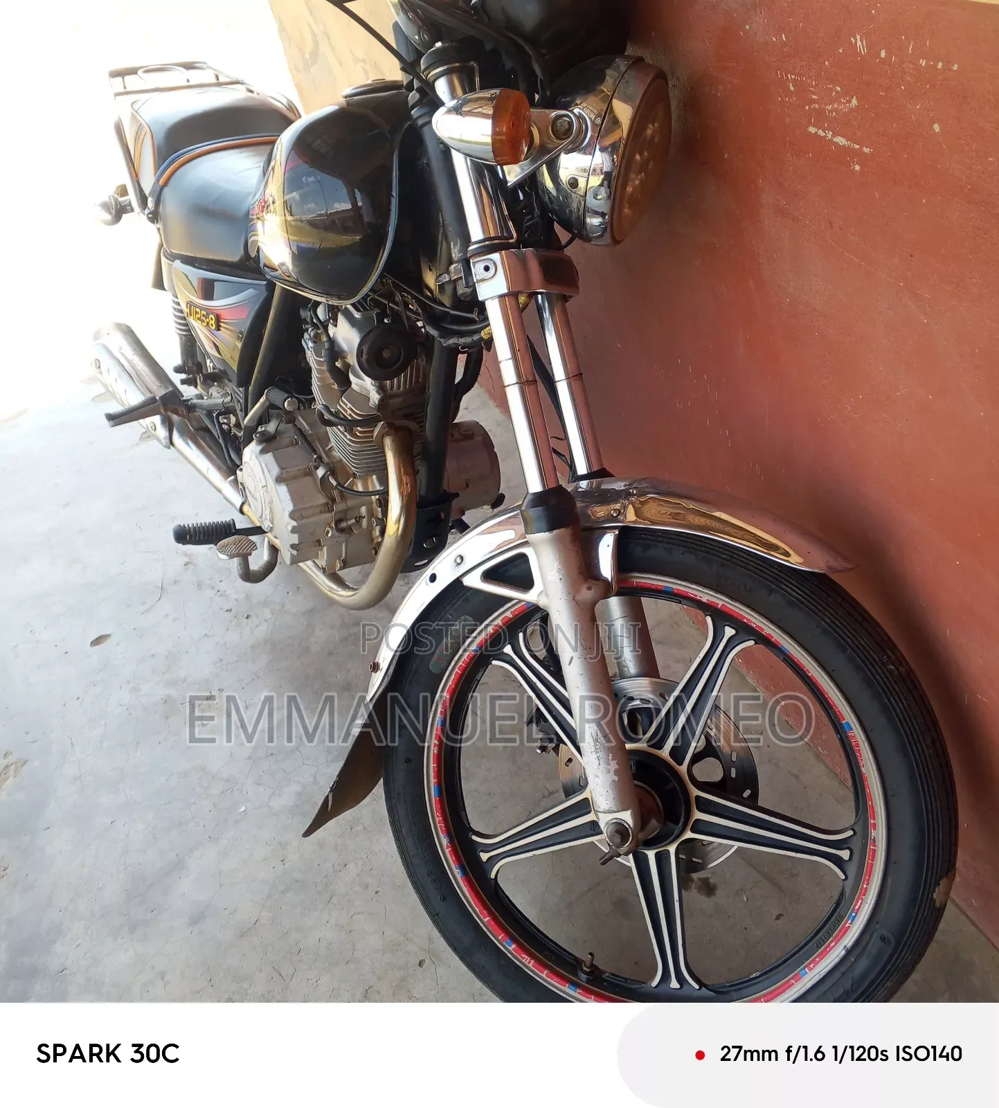 Haojue HJ125-8K 2021 Black