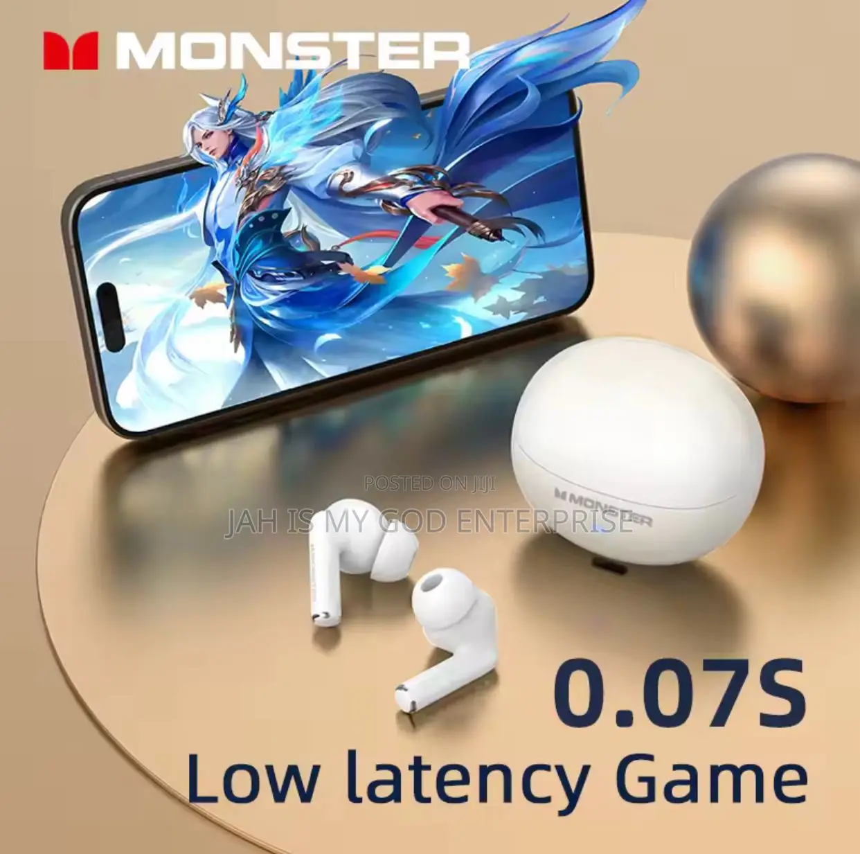Monster Super Bass Maxstar Mqt39 Wireless Bluetooth Earphones