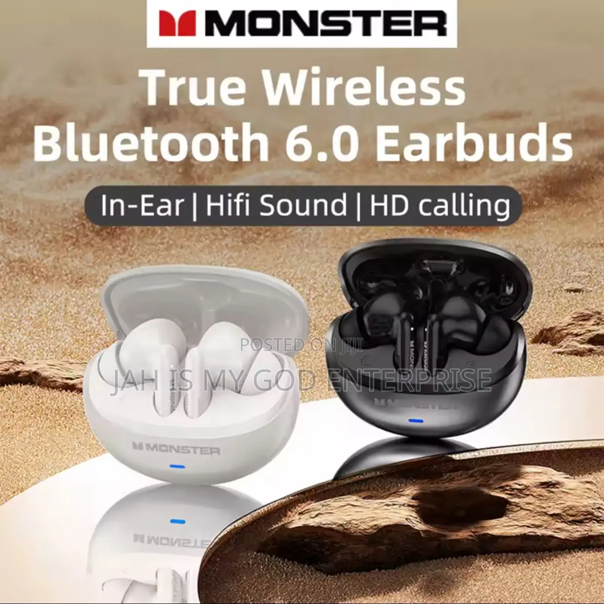 Monster Super Bass Maxstar Mqt39 Wireless Bluetooth Earphones