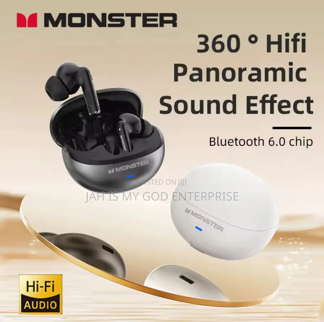 Monster Super Bass Maxstar Mqt39 Wireless Bluetooth Earphones