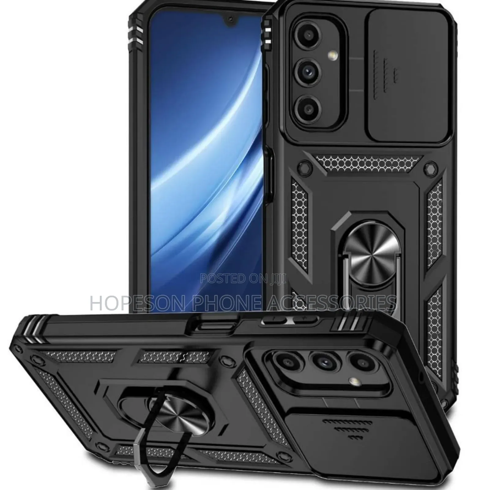 High Quality Rugged, Shockproof Phone Cases, Stand Ring for Samsung