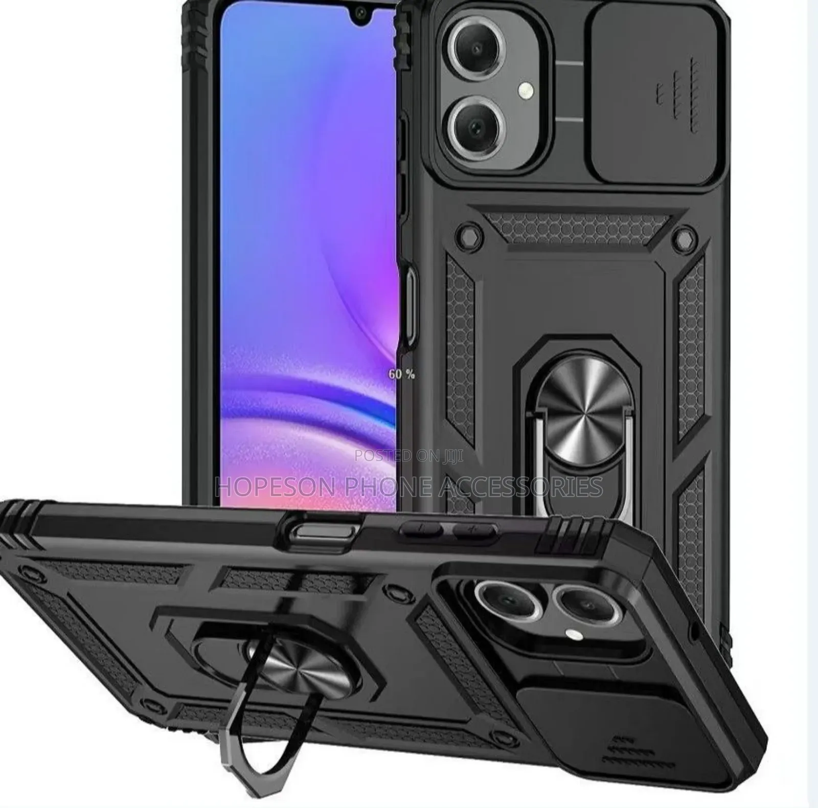 High Quality Rugged, Shockproof Phone Cases, Stand Ring for Samsung