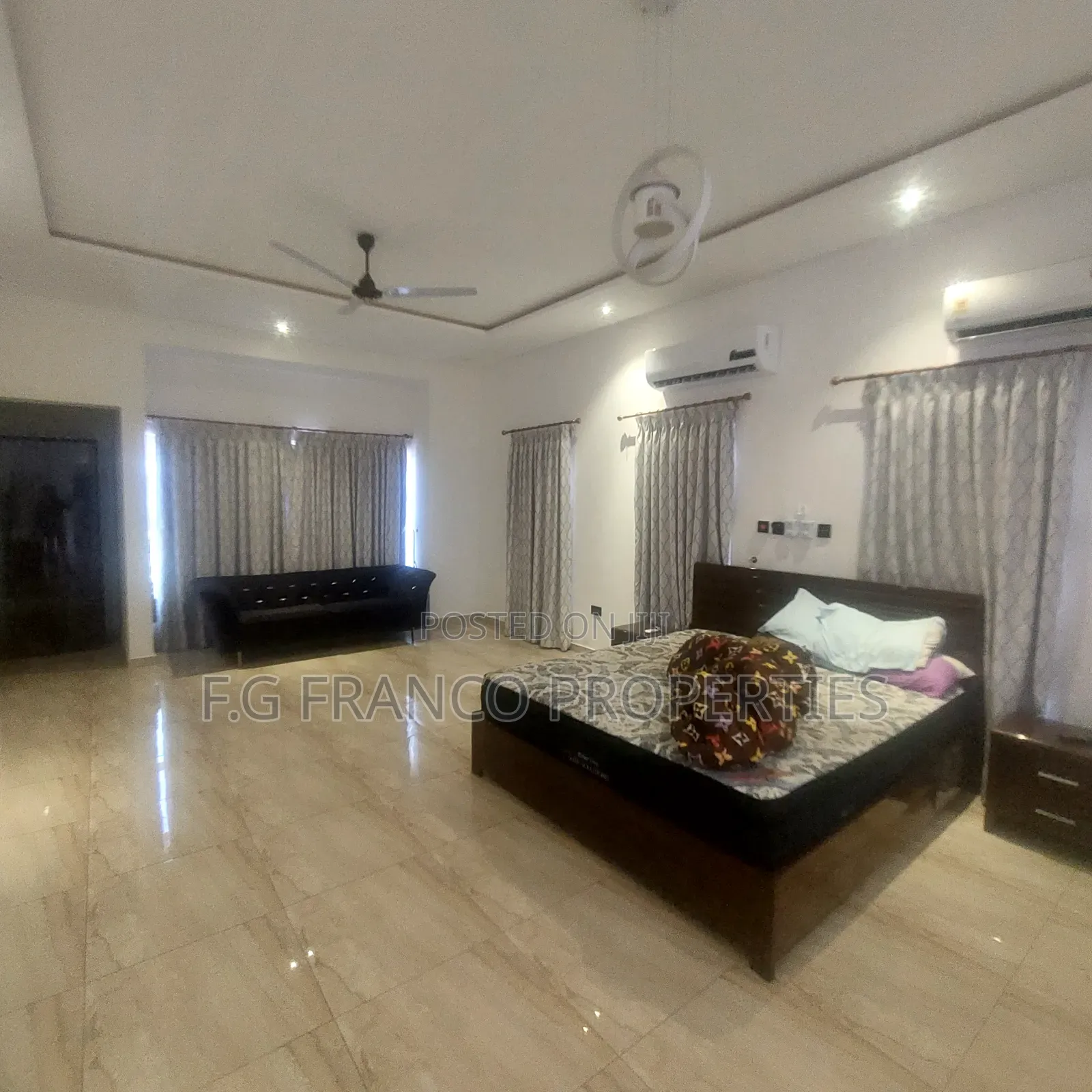 Furnished 4bdrm House in Kg Franco Properties, East Legon for rent