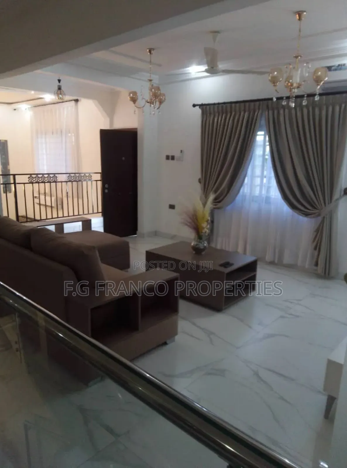Furnished 4bdrm House in Kg Franco Properties, East Legon for rent