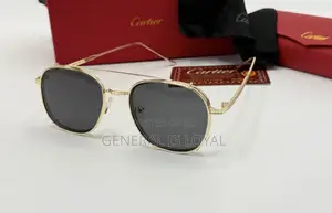 Cartier Dark Frame Glasses With Stainless Handles