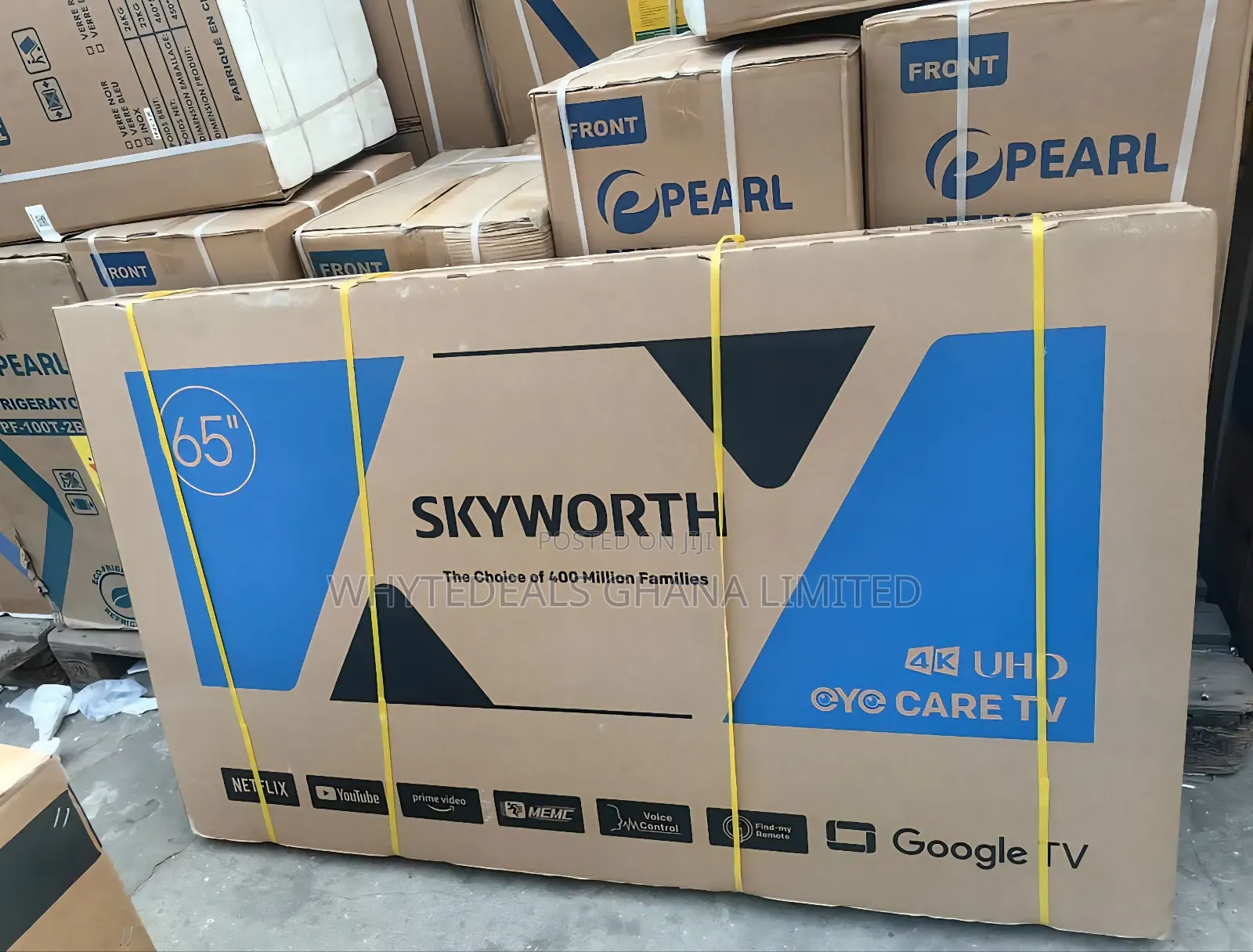 Skyworth 65" Smart Google Tv| Uhd 4k| Bluetooth| Voice-control| 2026