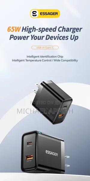 Essager Gan Pd 65w Charger