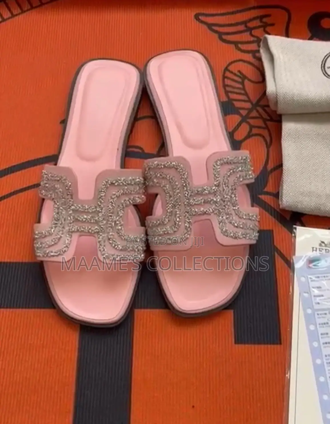 Hermes Women’S Slippers ( in a Box)