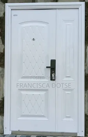All White One and Half Door