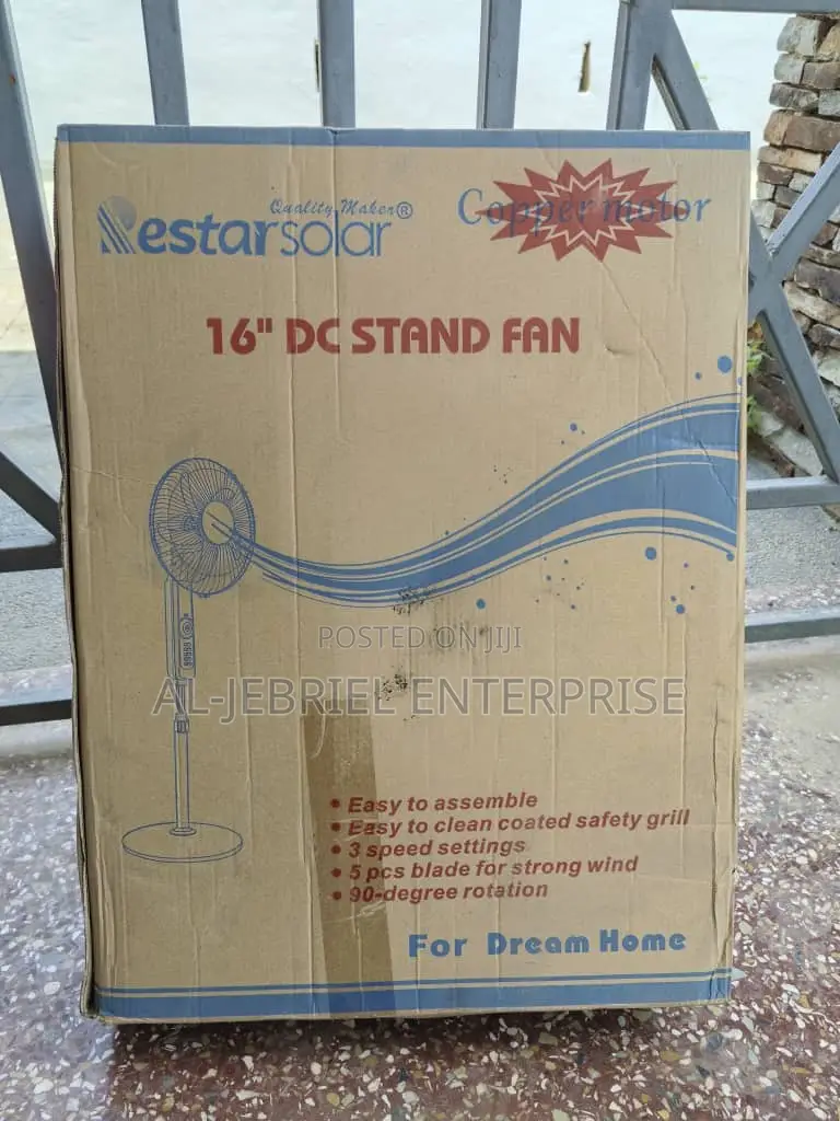 Solar Standing Fan