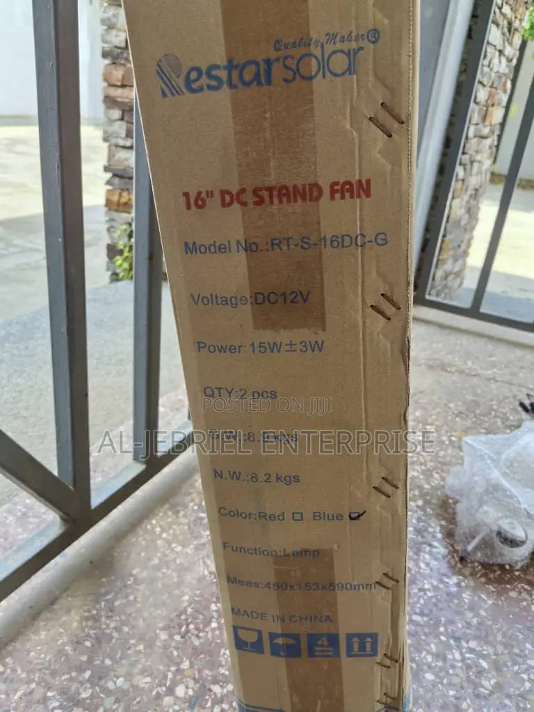 Solar Standing Fan