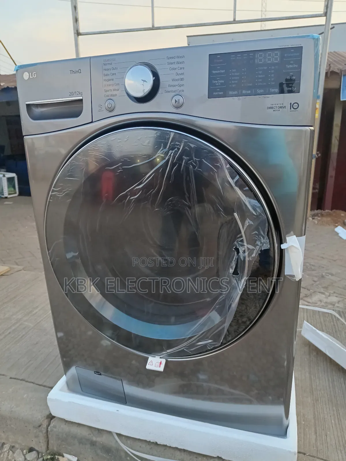 Lg 20kg/12kg(Wash+Dryer) Front Load Washing Machine